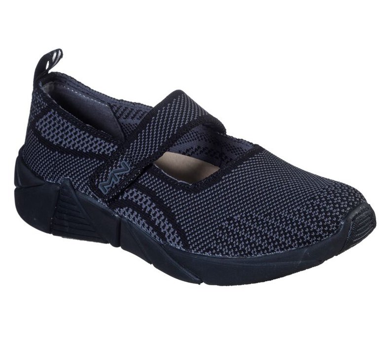 Skechers Dam Svarta Fritidsskor - A-Line - Hali - Sverige (LSYWK-3712)